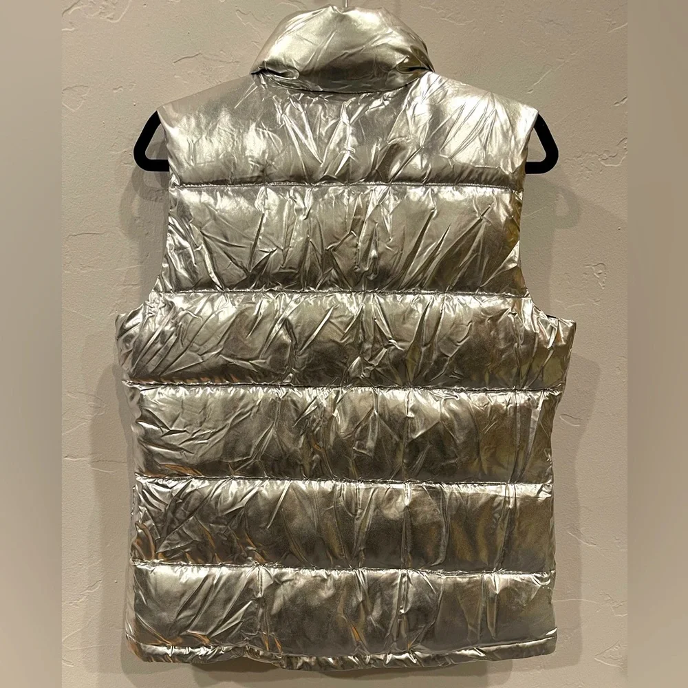 Silver Foil Chrome Puffer - Picture 7 of 9